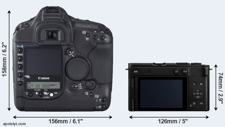 Comparison 1D Mark II N or S9 rear