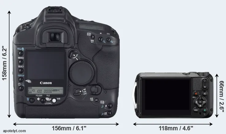 Comparison 1D Mark II N or WG-6 rear