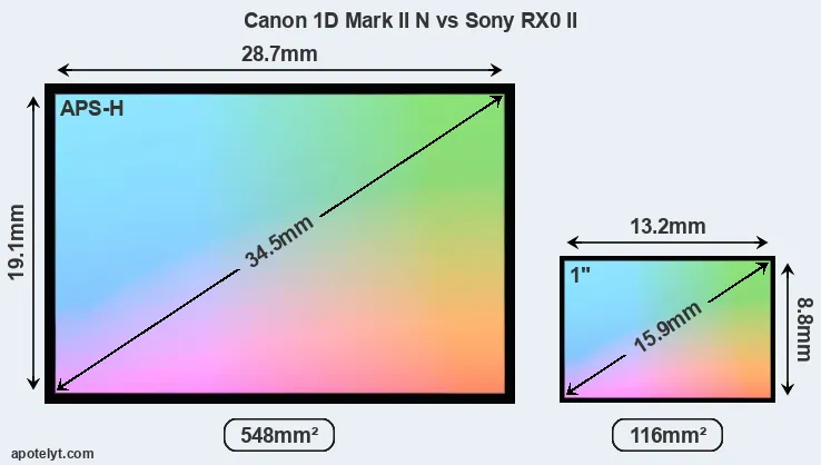 Canon 1D Mark II N and Sony RX0 II sensor measures