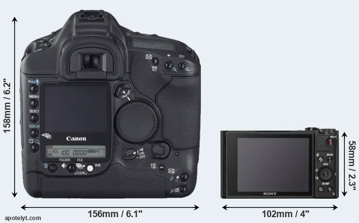Comparison 1D Mark II N or WX800 rear