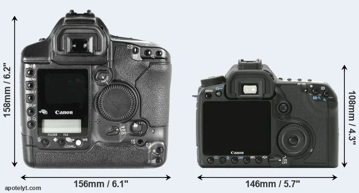 Comparison 1D Mark II or 40D rear