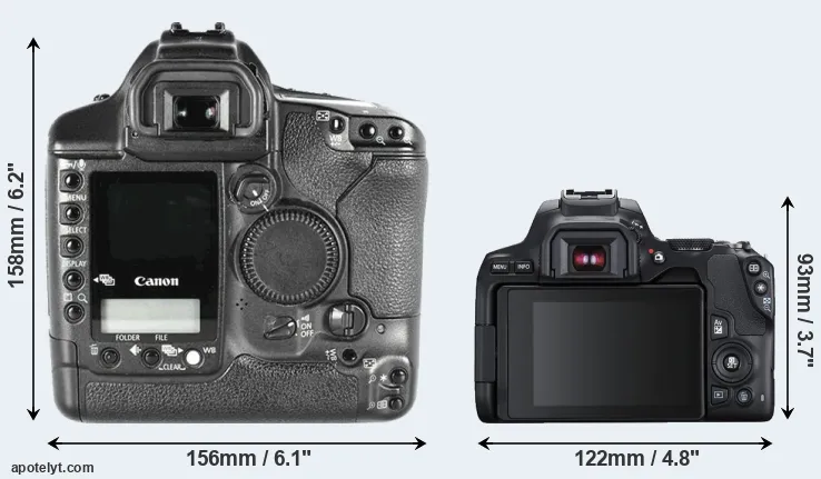 Comparison 1D Mark II or SL3 rear