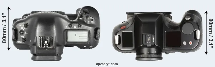 Compare 1D Mark II versus S Typ 007 top