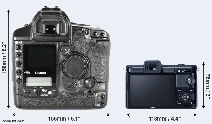 Comparison 1D Mark II or V1 rear