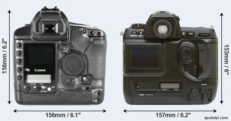 Comparison 1D Mark II or D1 rear