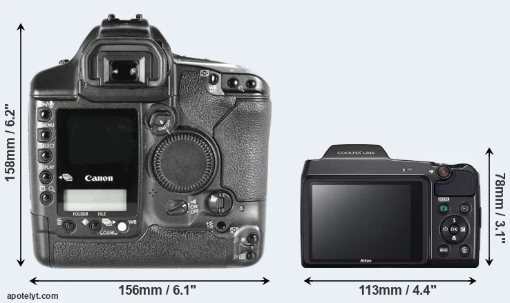 Comparison 1D Mark II or L840 rear