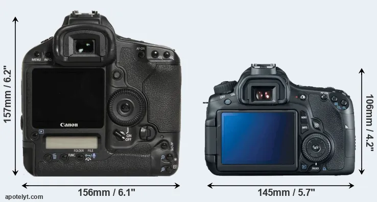 Comparison 1D Mark III or 60D rear