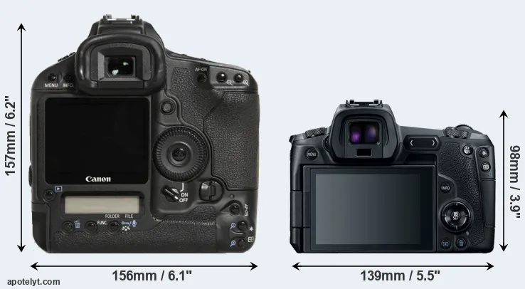 Comparison 1D Mark III or Canon R rear