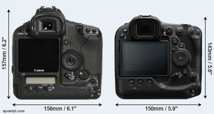 Comparison 1D Mark III or R3 rear
