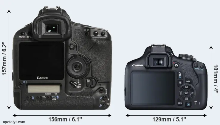 Comparison 1D Mark III or T7 rear