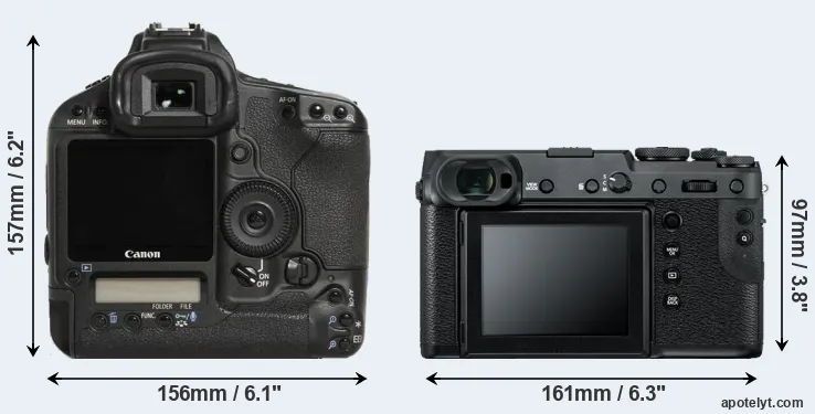 Comparison 1D Mark III or GFX 50R rear