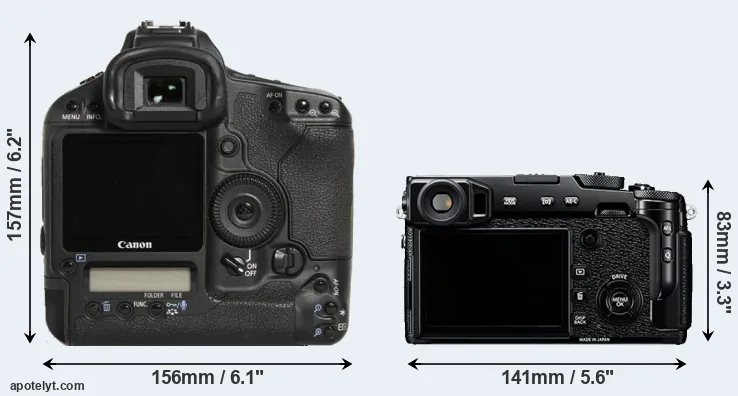 Comparison 1D Mark III or X-Pro2 rear
