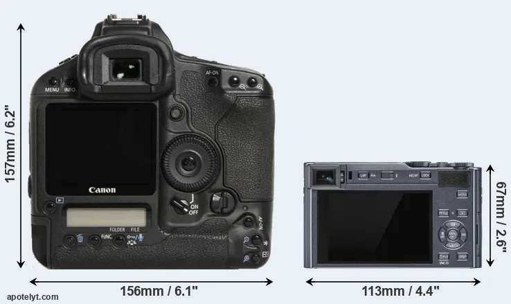 Comparison 1D Mark III or C-LUX rear