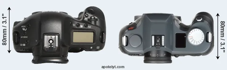 Compare 1D Mark III versus S-E Typ 006 top