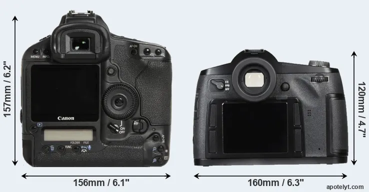 Comparison 1D Mark III or S Typ 007 rear