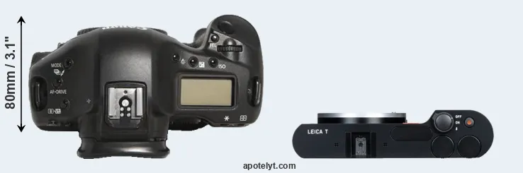 Compare 1D Mark III versus T Typ 701 top
