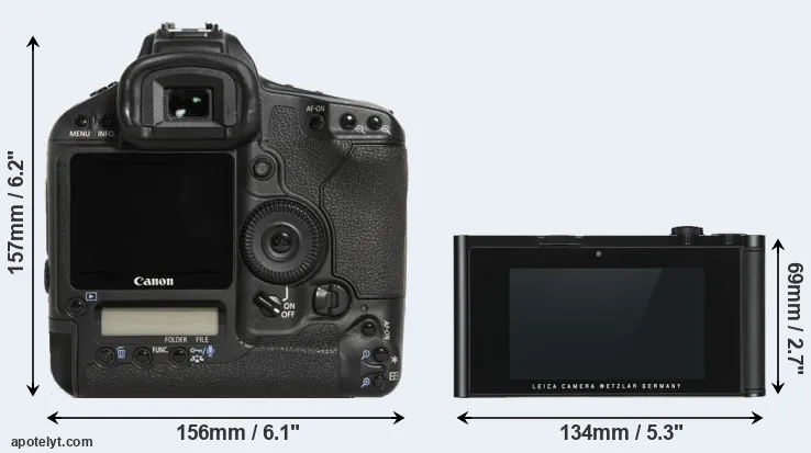 Comparison 1D Mark III or TL rear