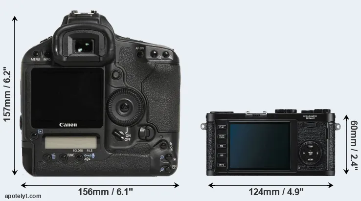 Comparison 1D Mark III or X1 rear