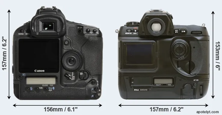 Comparison 1D Mark III or D1 rear