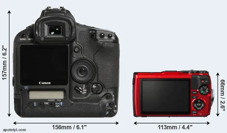 Comparison 1D Mark III or TG-5 rear