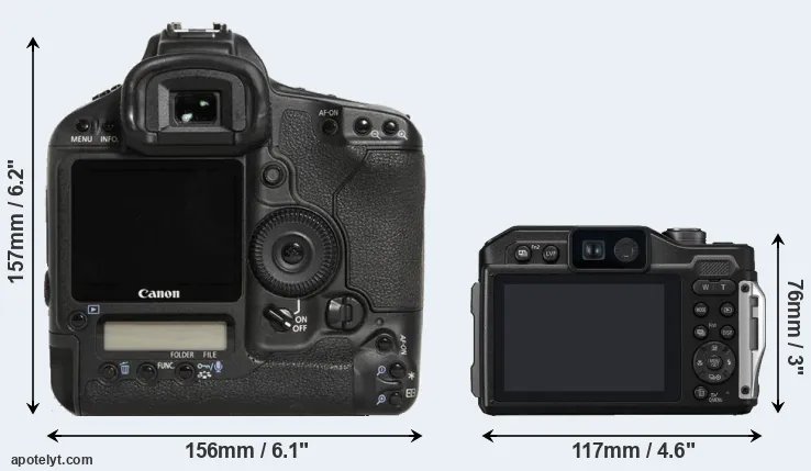 Comparison 1D Mark III or FT7 rear