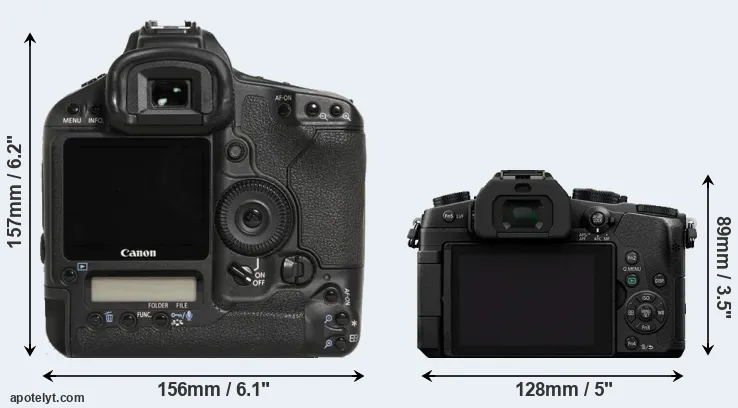 Comparison 1D Mark III or G85 rear
