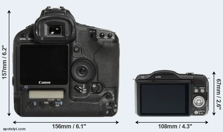 Comparison 1D Mark III or GF5 rear