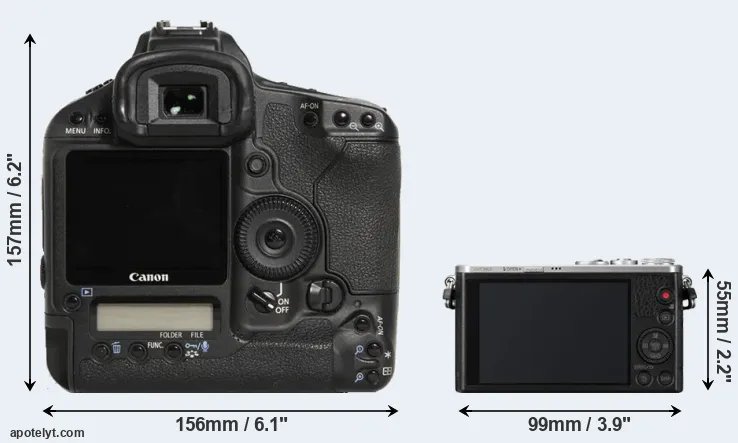Comparison 1D Mark III or GM1 rear