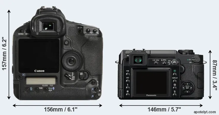 Comparison 1D Mark III or L1 rear