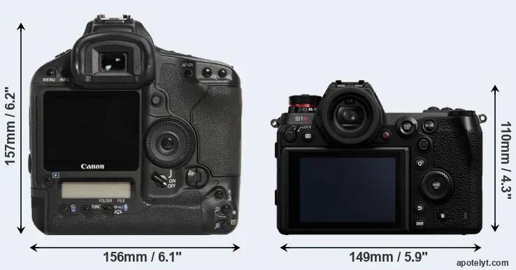 Comparison 1D Mark III or S1R rear