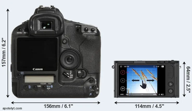 Comparison 1D Mark III or M1 rear