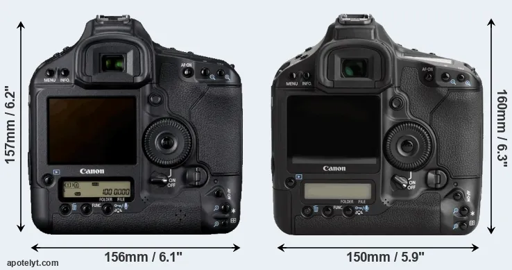 Comparison 1D Mark IV or 1Ds Mark III rear