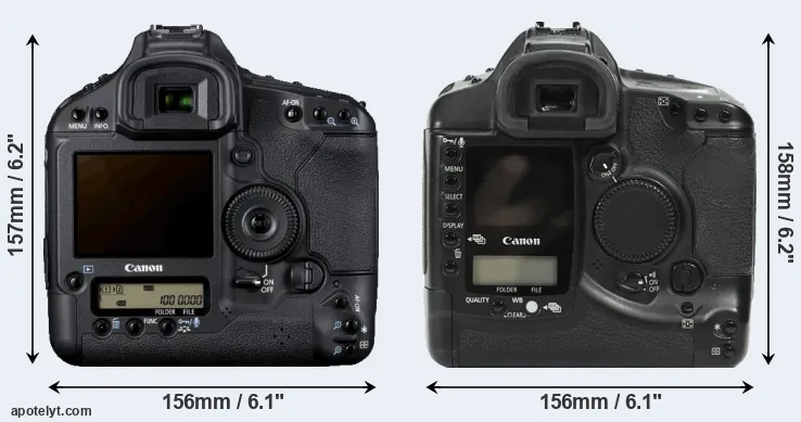 Comparison 1D Mark IV or 1Ds rear