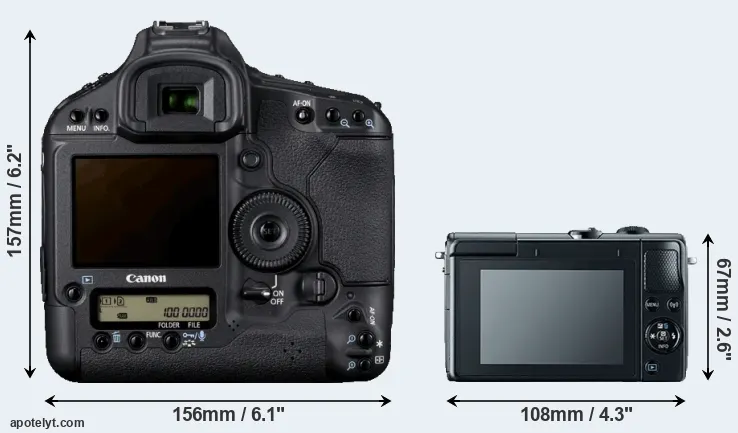 Comparison 1D Mark IV or M100 rear