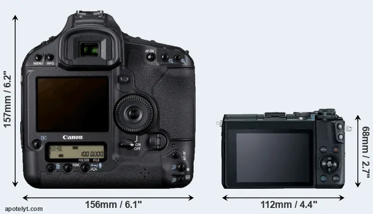 Comparison 1D Mark IV or M6 rear
