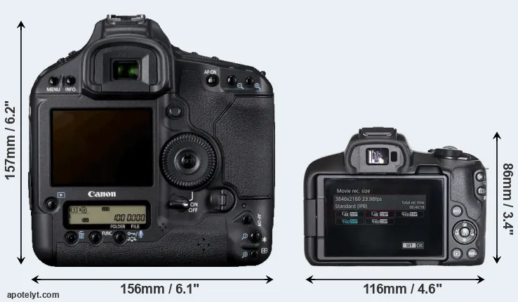 Comparison 1D Mark IV or R50 rear