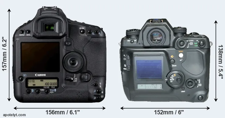 Comparison 1D Mark IV or N Digital rear