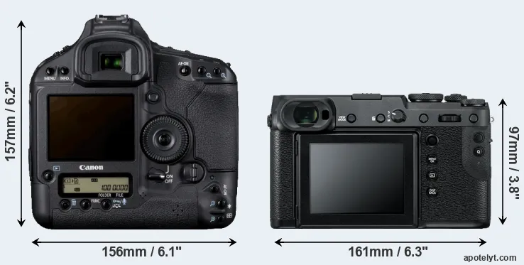 Comparison 1D Mark IV or GFX 50R rear