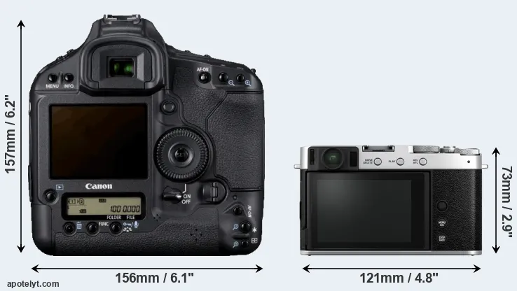 Comparison 1D Mark IV or X-E4 rear