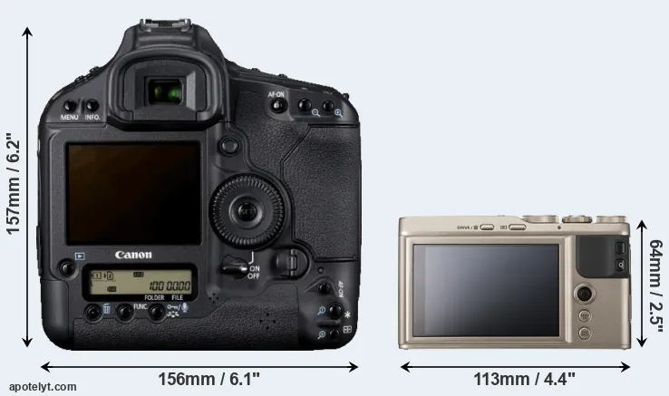 Comparison 1D Mark IV or XF10 rear