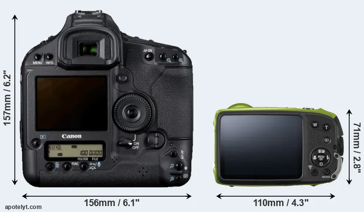 Comparison 1D Mark IV or XP120 rear
