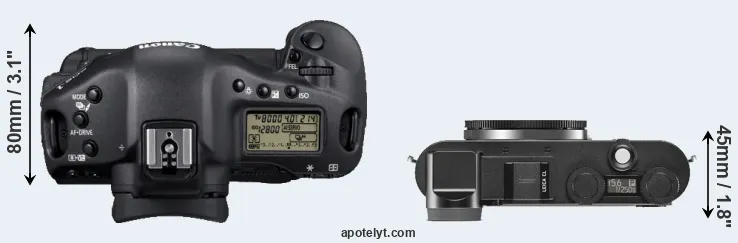 Compare 1D Mark IV versus CL top