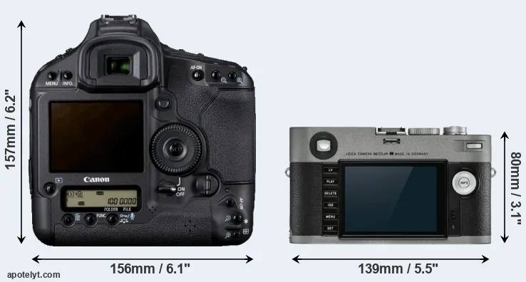 Comparison 1D Mark IV or M-E Typ 240 rear