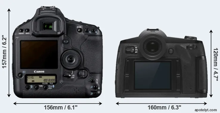 Comparison 1D Mark IV or S3 rear