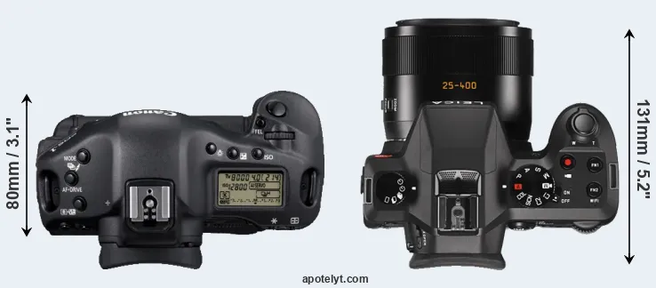 Compare 1D Mark IV versus V-LUX Typ 114 top