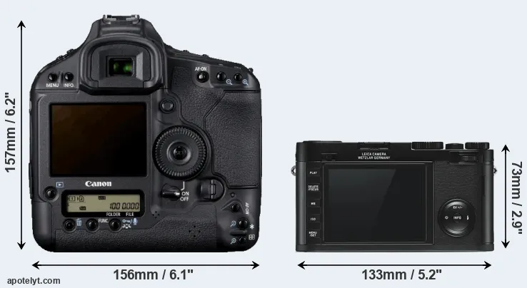 Comparison 1D Mark IV or X Typ 113 rear