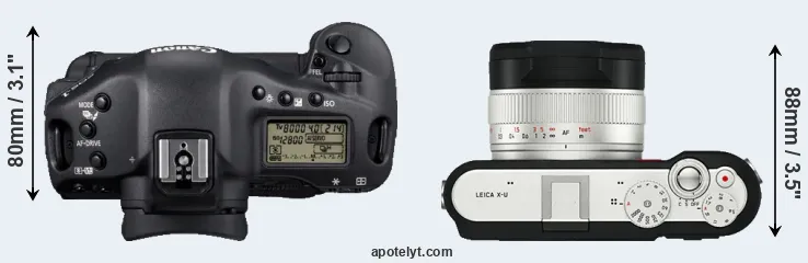 Compare 1D Mark IV versus X-U Typ 113 top
