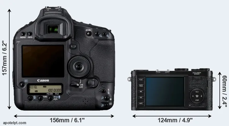 Comparison 1D Mark IV or X1 rear