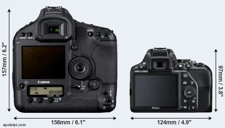 Comparison 1D Mark IV or D3500 rear