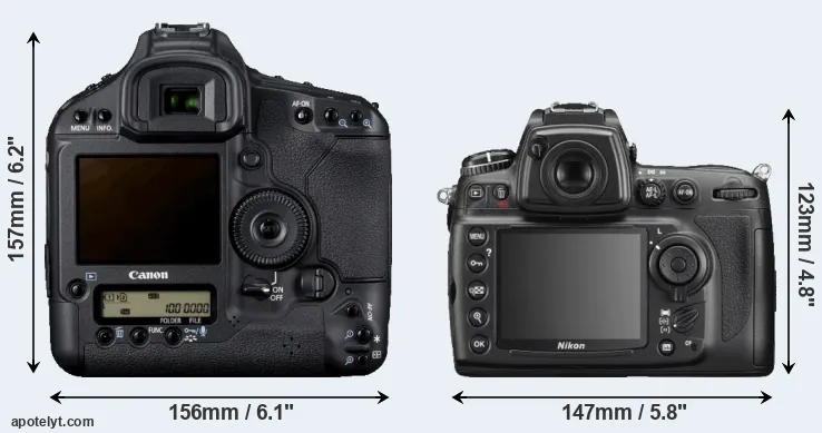 Comparison 1D Mark IV or D700 rear